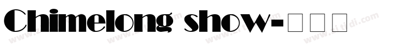 Chimelong show字体转换
